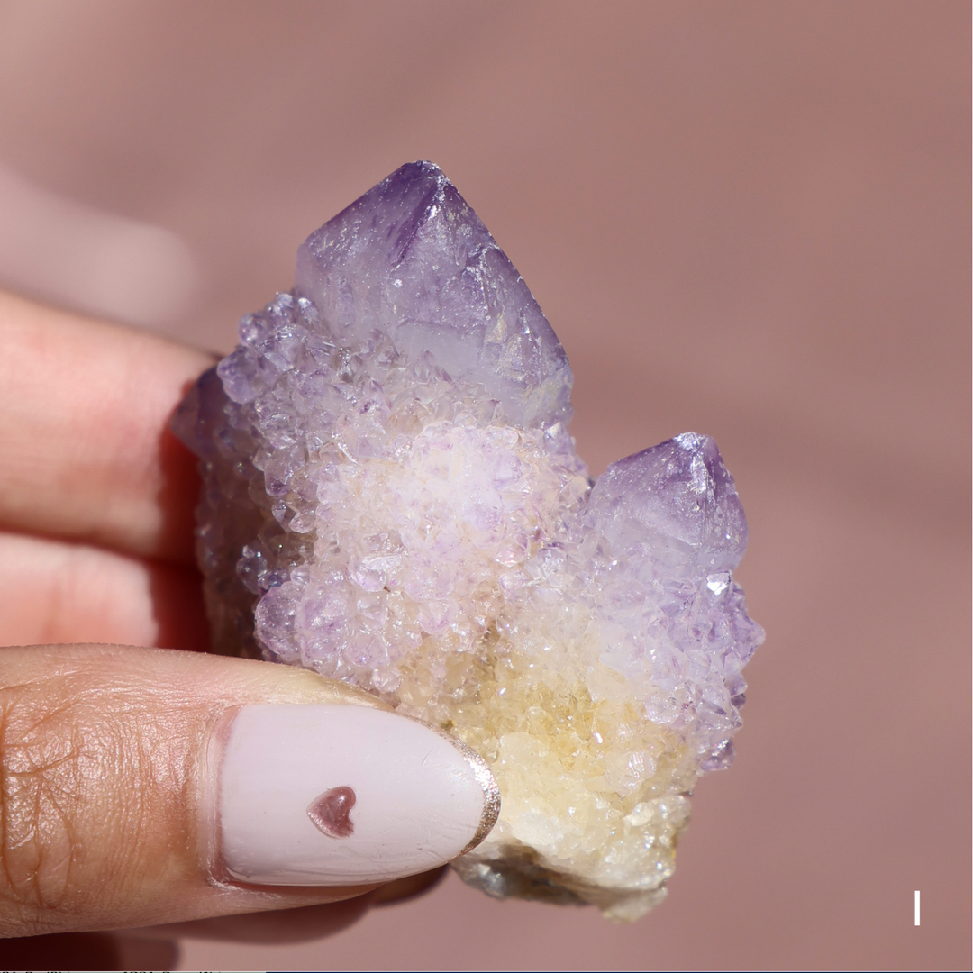 Spirit Quartz Amethyst Cluster