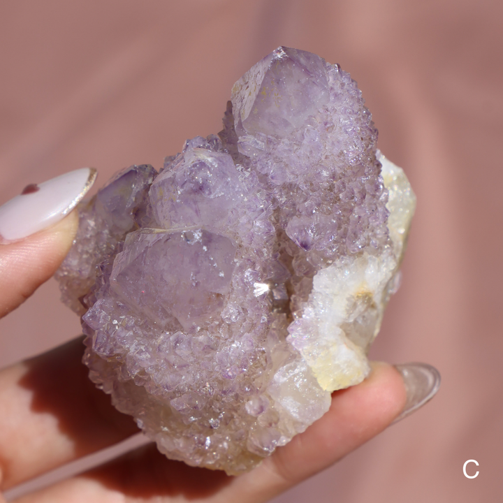 Spirit Quartz Amethyst Cluster