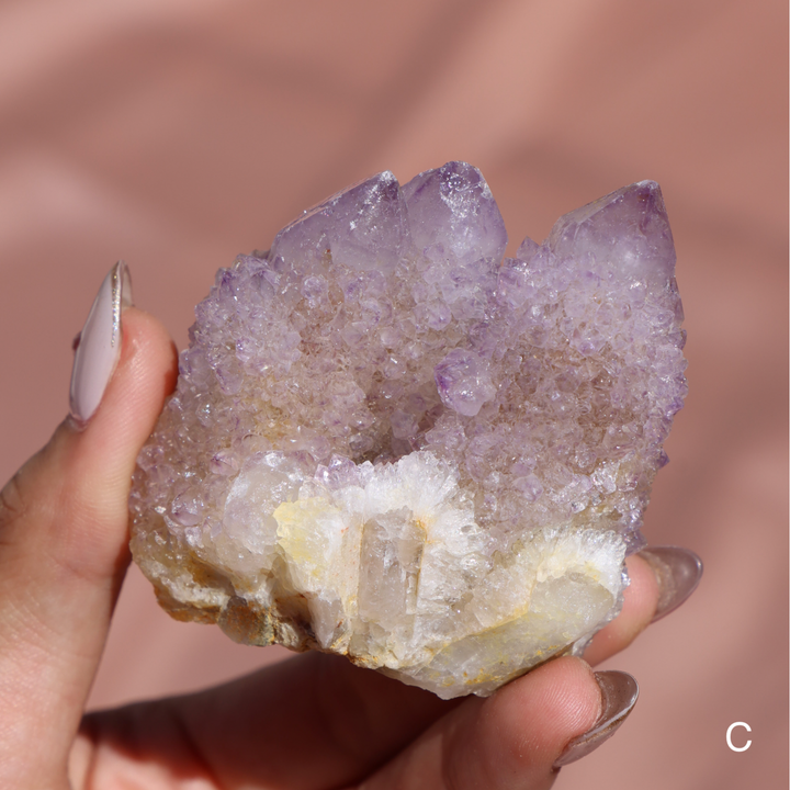 Spirit Quartz Amethyst Cluster