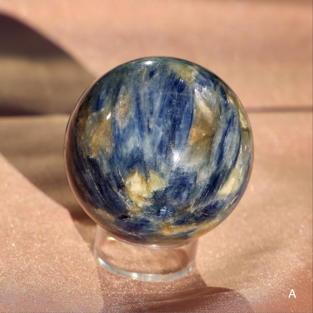 'Starry Night' High Quality Blue Kyanite Sphere