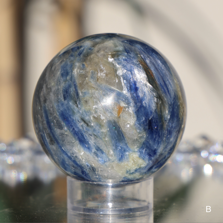 'Starry Night' High Quality Blue Kyanite Sphere