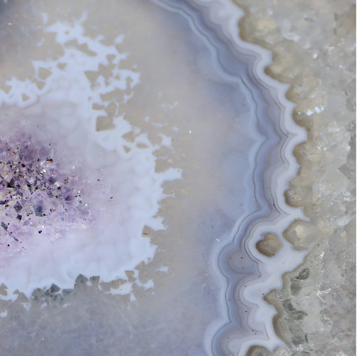 'Universe' Agate Slice with Stand