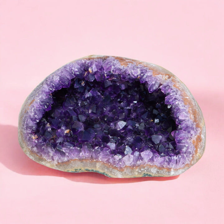 'Yam Vault' Amethyst Geode Pocket