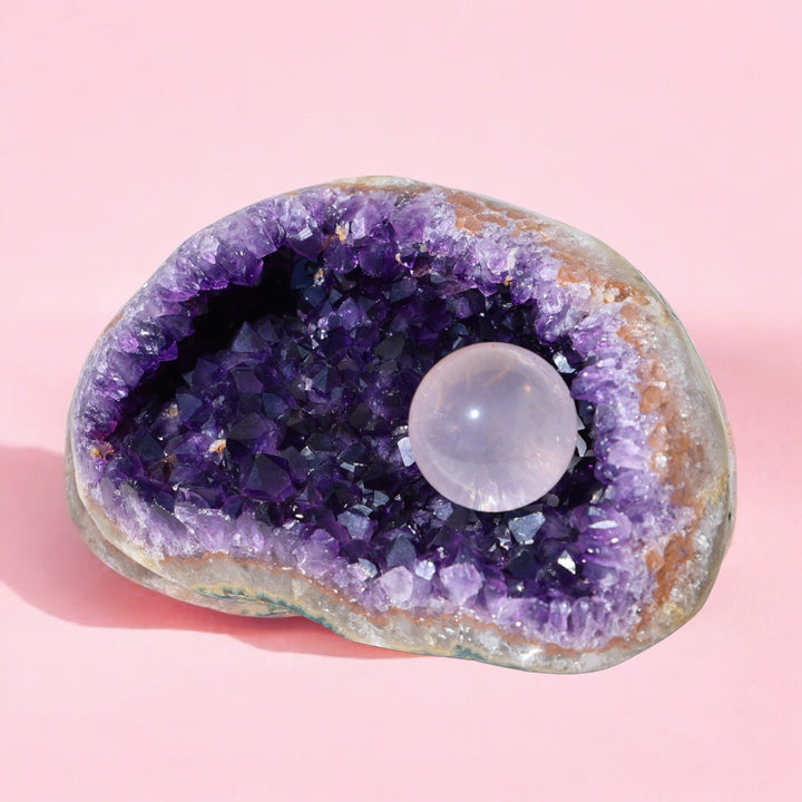 'Yam Vault' Amethyst Geode Pocket